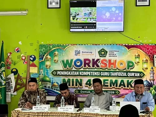 Workshop Peningkatan Kompetensi Guru Tahfidz MIN 4 Demak  (Tingkatkan Kualitas Pembelajaran Al-Qur'an)